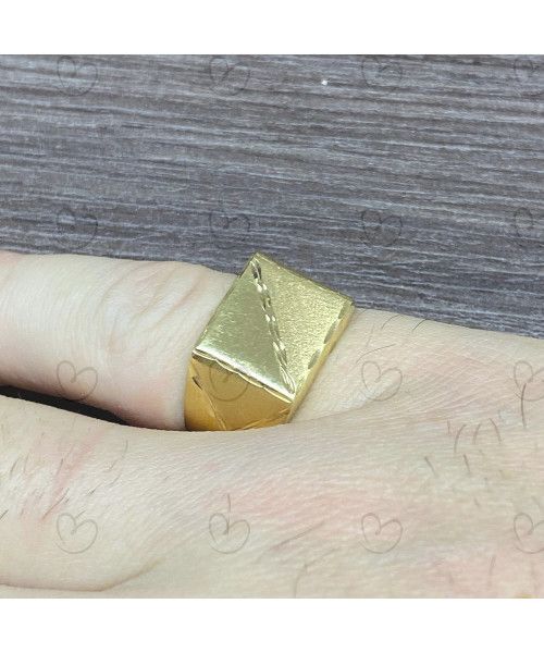 Anel Masculino Diamantado Ouro 18k