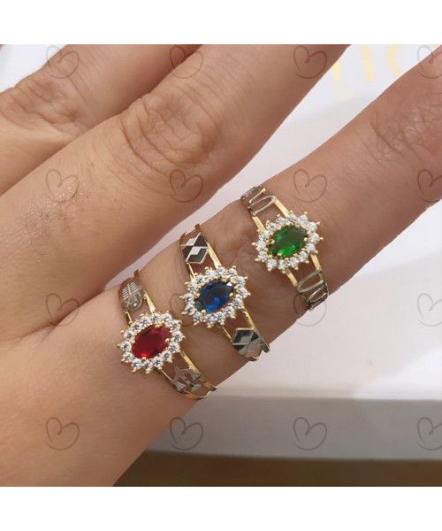 Anel Formatura Oval Grande Letras Ouro 18k