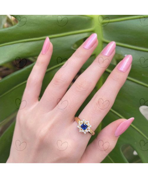 Anel Formatura Chuveiro Ouro 18k