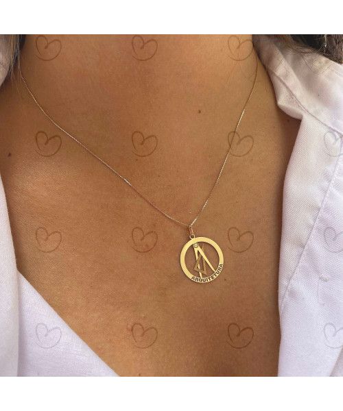 Pingente Profissão Arquitetura Ouro 18k