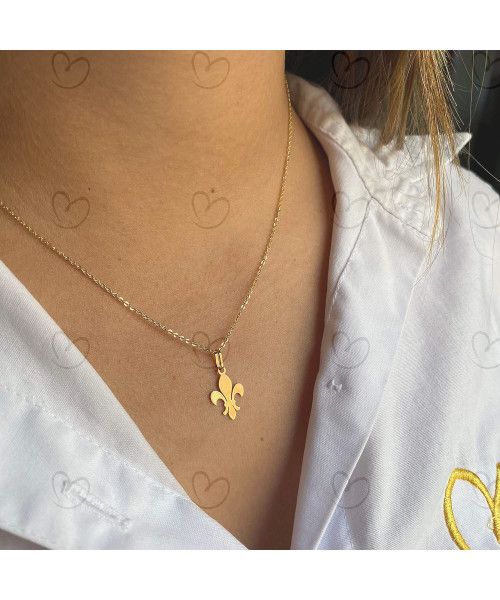 Pingente Letras Símbolo Ouro 18k