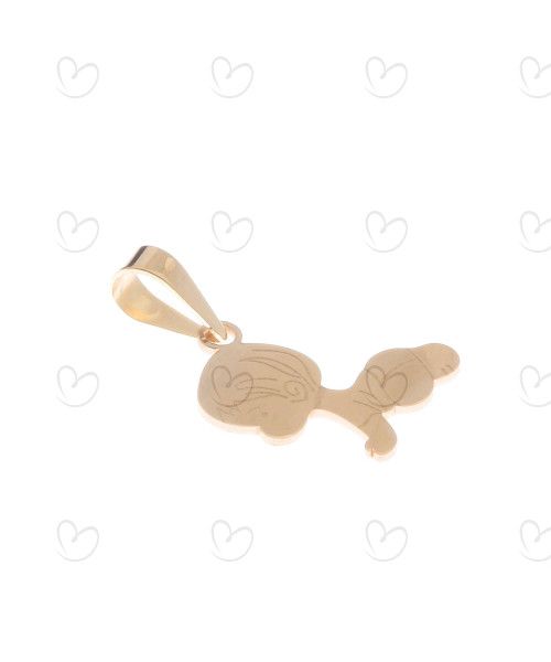 Pingente Bebê Menino Ouro 18k