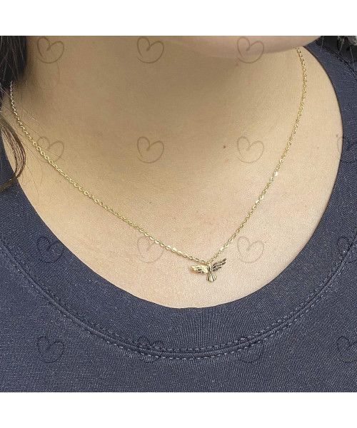 Pingente Espírito Santo Pequeno Ouro 18k