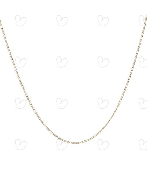 Corrente 3x1 Masculina Fina 60cm Ouro 18k