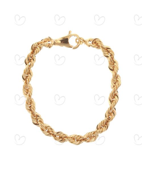 Kit Corrente + Pulseira Cordão Baiano Grosso Ouro 18k