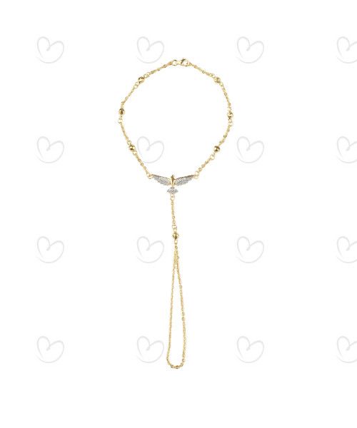 Pulseira Espírito Santo Moderno Ouro 18k