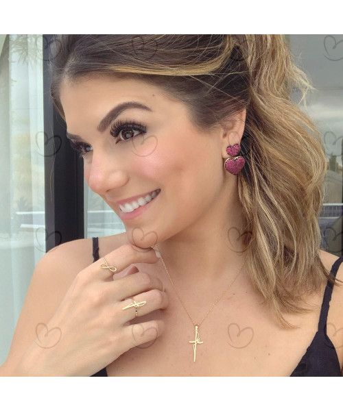 Pingente Fé Liso Ouro 18k