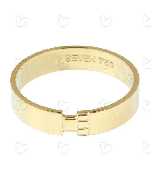 Aliança Reta Grossa Masculina Ouro 18k