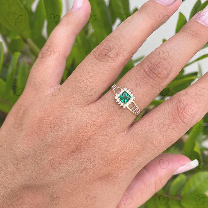 Anel Formatura Quadrado Medicina Ouro 18k