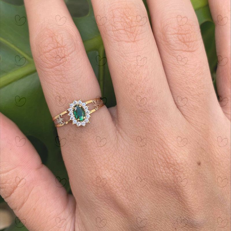 Anel Formatura Oval Grande Fisioterapia Ouro 18k