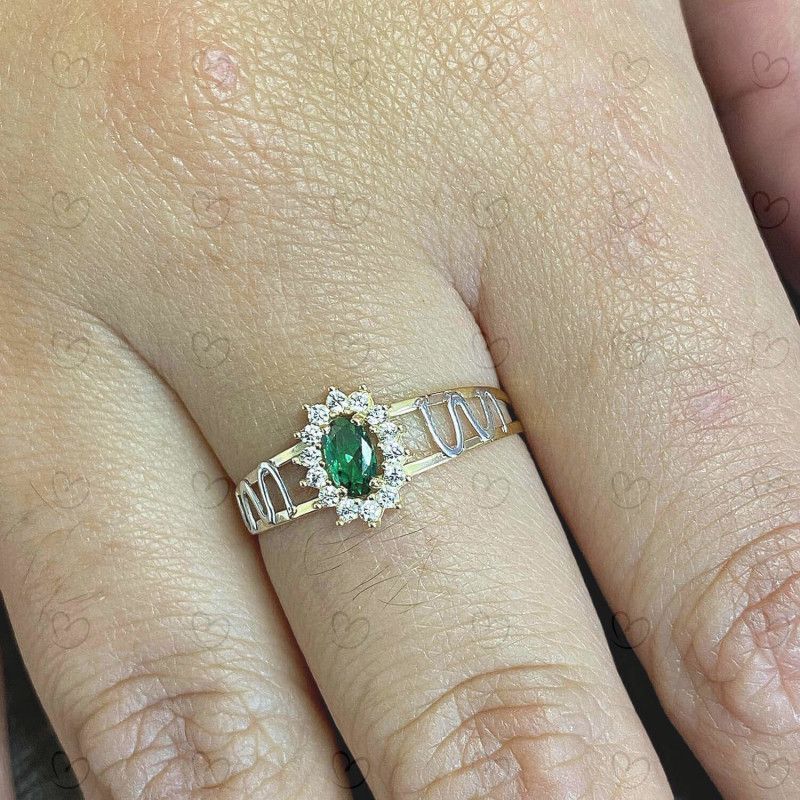 Anel Formatura Oval Grande Medicina Ouro 18k
