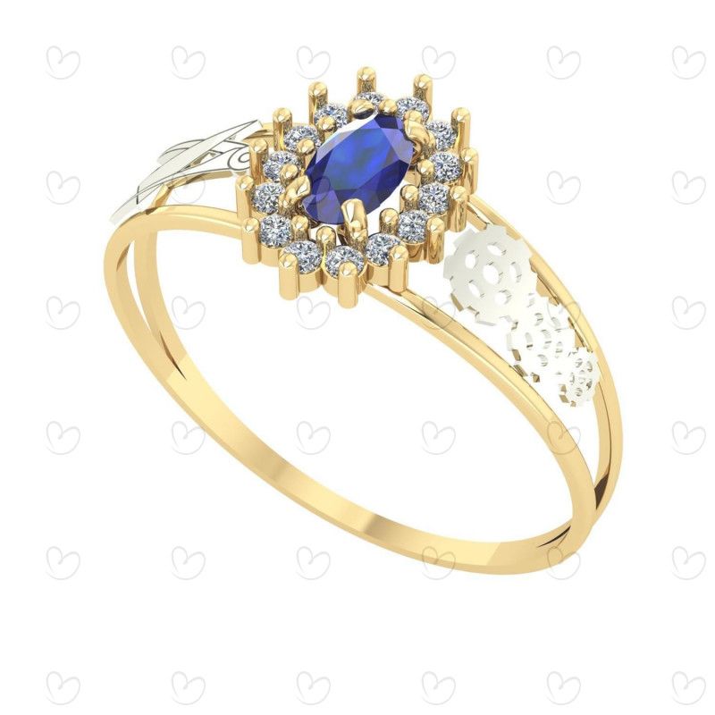 Anel Formatura Oval Grande Engenharia Mecânica Ouro 18k