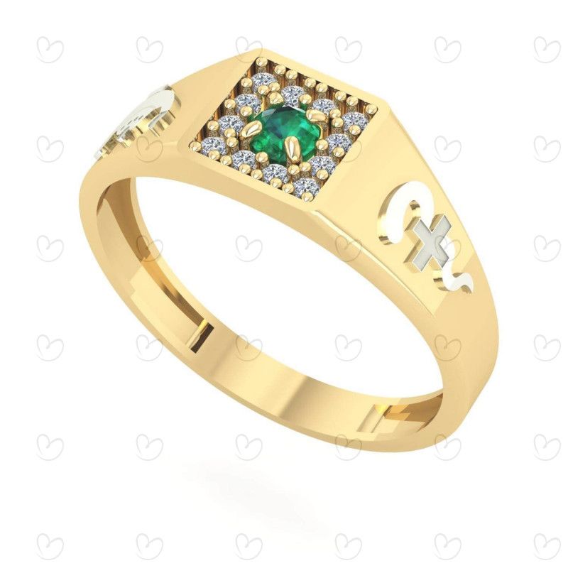 Anel Formatura Unissex Enfermagem Ouro 18k