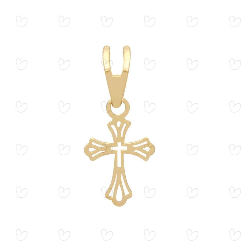 Pingente Cruz Ouro 18k