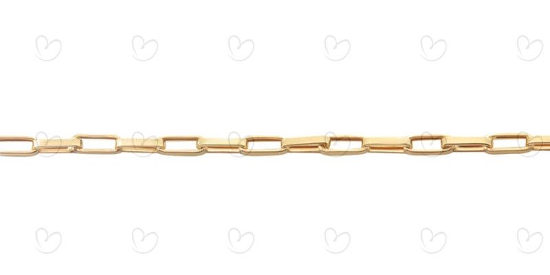 Pulseira Malha Cartier 20cm Ouro 18k