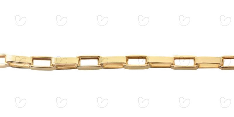 Pulseira Malha Cartier de 21cm Grossa Ouro 18k