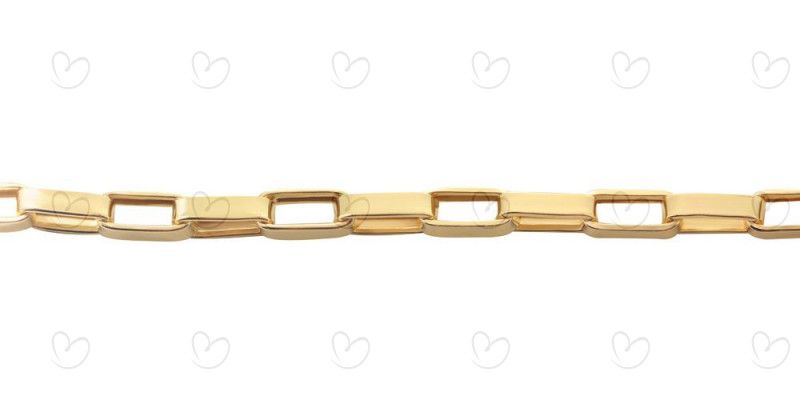 Corrente Malha Cartier 60cm Grossa Ouro 18k
