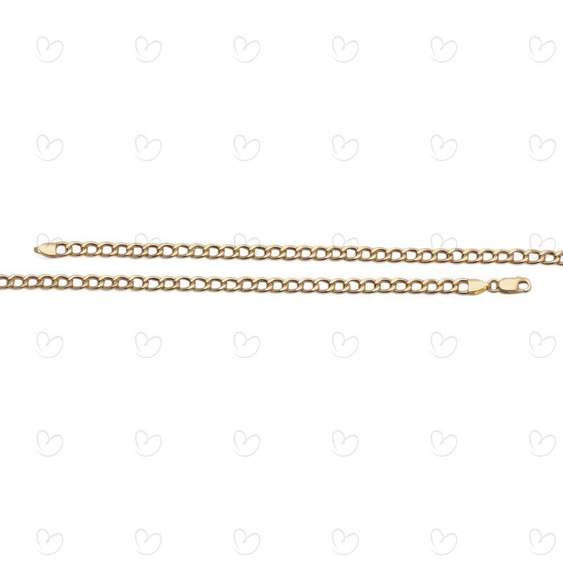 Corrente Malha Groumet Ouro 18k