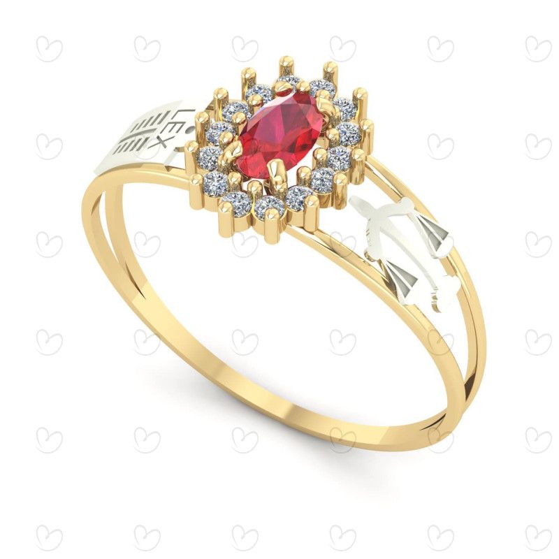 Anel Formatura Oval Grande Direito Ouro 18k