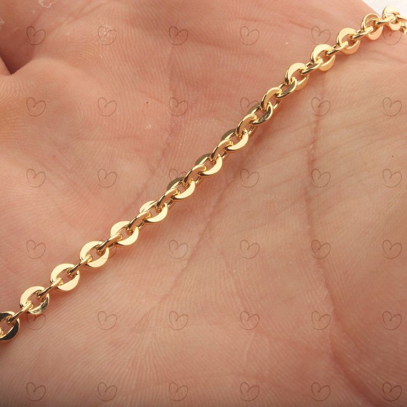 Corrente Bailarina Grossa Ouro 18k