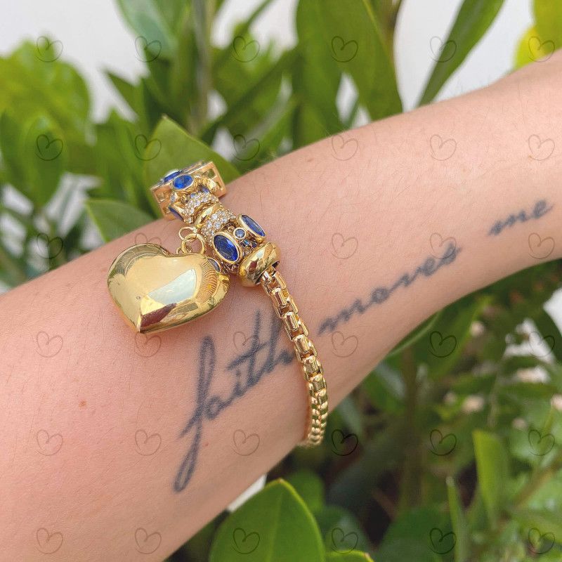 Pulseira Milano Moment Borboleta Ouro 18k