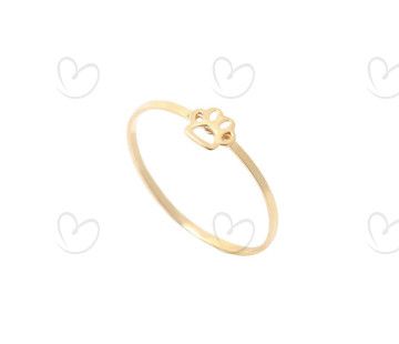 Anel Patinha Vazada Falange Ouro 18k
