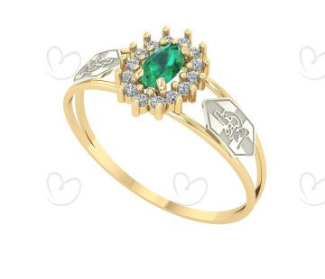 Anel Formatura Oval Grande Biomedicina Ouro 18k