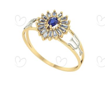 Anel Formatura Gota Pizza Psicologia Ouro 18k