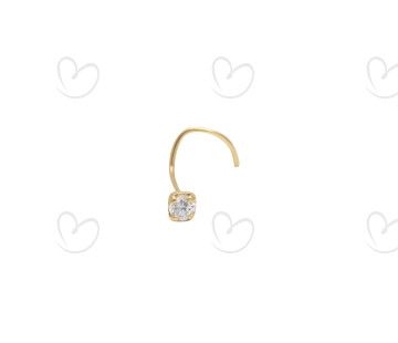 Piercing de Nariz Nostril Ponto de Luz Ouro 18k