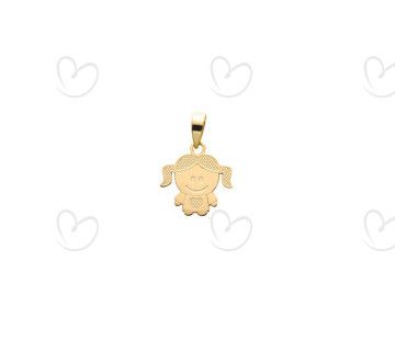 Pingente Menina Ouro 18k