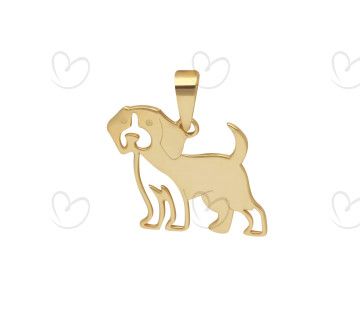 Pingente Pet Beagle Ouro 18k