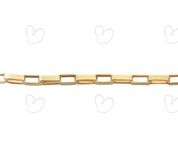 Pulseira Malha Cartier de 21cm Grossa Ouro 18k