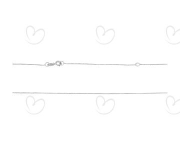 Corrente Malha Bailarina Fininha PP 45cm Branca Ouro 18k