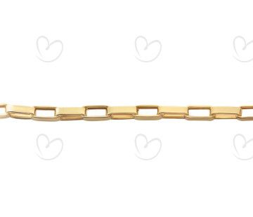 Corrente Malha Cartier 60cm Grossa Ouro 18k