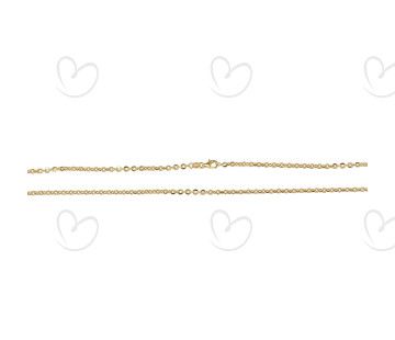 Corrente Bailarina Média 40cm Ouro 18k