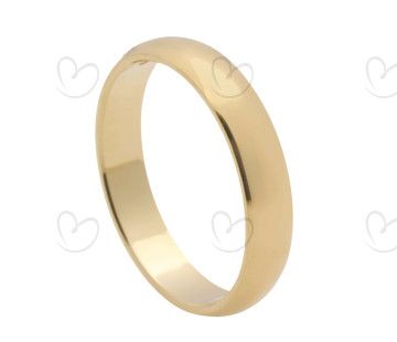 Aliança Comfort Anatômica 5.9mm Ouro 18k