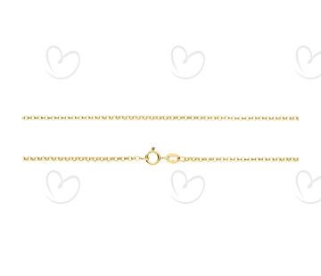 Corrente Malha Portuguesa Fininha P 45cm Ouro 18k