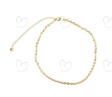 Choker Bailarina 35cm Ouro 18k
