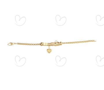 Pulseira Milano Moment Jesus Ouro 18k