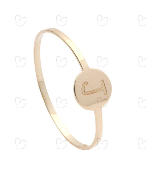 Anel Chapinha J Ouro 18k