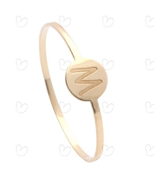 Anel Chapinha M Ouro 18k