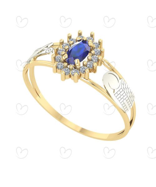 Anel Formatura Oval Grande Engenharia Química Ouro 18k