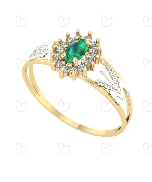 Anel Formatura Oval Grande Nutrição Ouro 18k