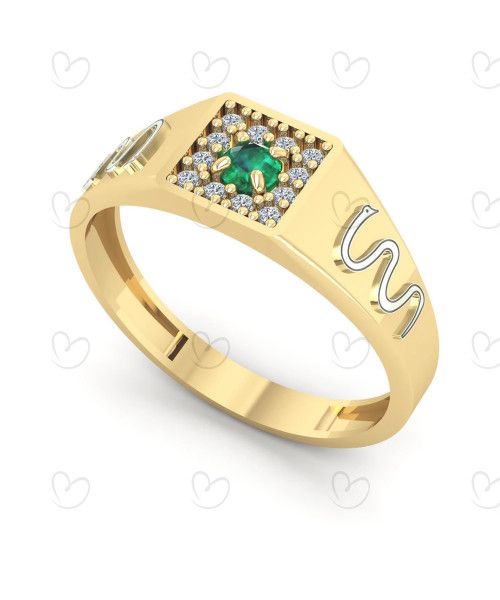 Anel Formatura Unissex Medicina Ouro 18k