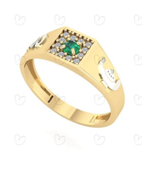 Anel Formatura Unissex Enfermagem Ouro 18k