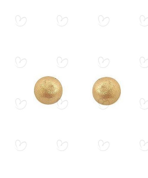 Brinco Bola 7mm Fosca Ouro 18k
