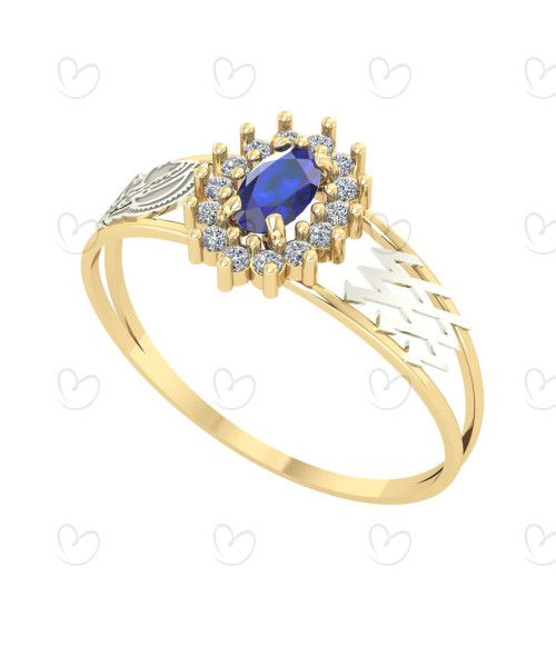 Anel Formatura Oval Grande Engenharia Elétrica Ouro 18k