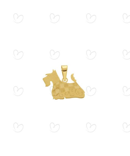 Pingente Pet York Shire Ouro 18k