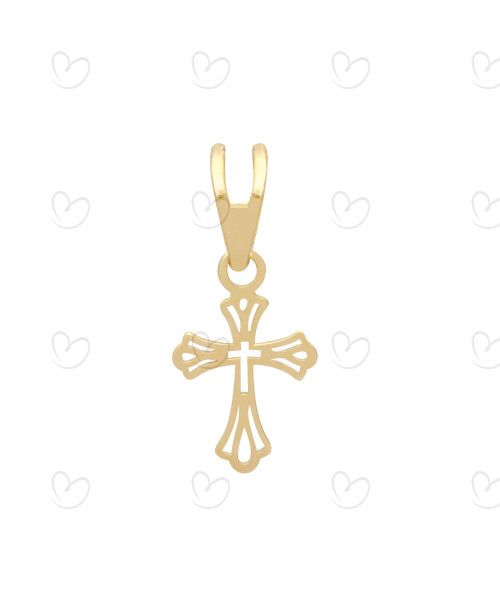 Pingente Cruz Ouro 18k