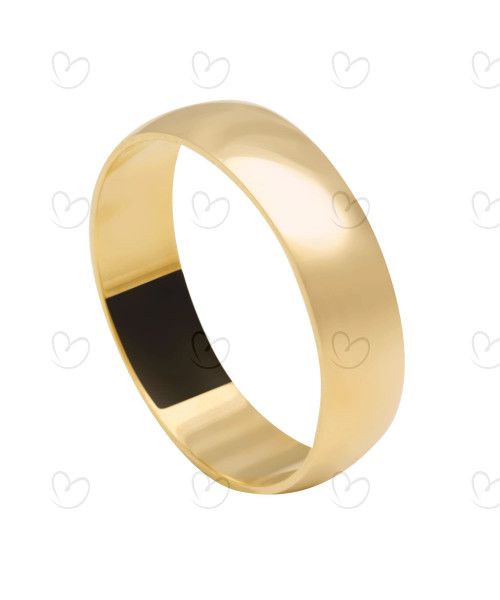 Aliança Lisa 4.9mm Ouro 18k
